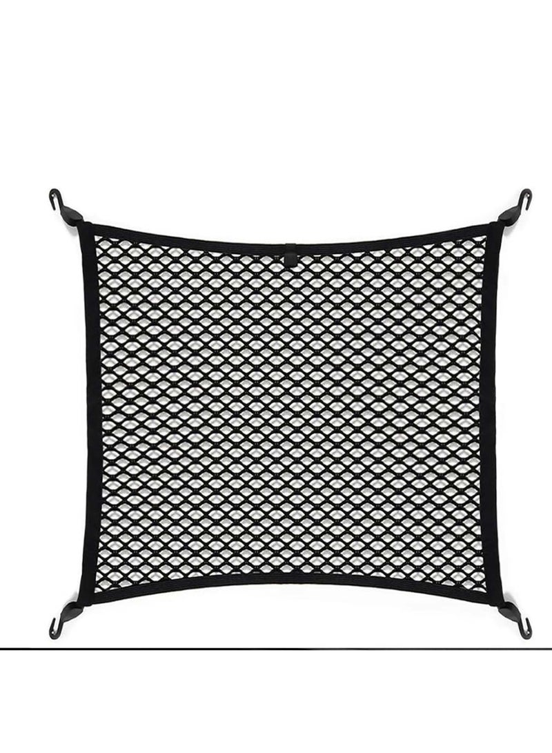 jaexest Truck Bed Cargo Net Organizer – Elastic Envelope Style Rear Trunk Mesh Cargo Net with ABS Hooks for Pickup Truck, SUV, and Car Accessories - Image 1